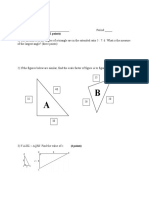 Geometry: 5.1-5.3 Quiz (31 Points)