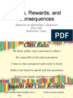 Rules, Rewards, and Consequences: Made For An Elementary Classroom Edu 240 Mckenzie Turley