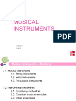 Musical Instruments: Clave A. Unit 5