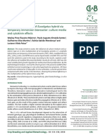 In Vitro Multiplication of Eucalyptus Hybrid Via: Temporary Immersion Bioreactor: Culture Media and Cytokinin Effects