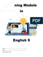 Learning Module English 9-1