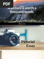 Filipino Sa Piling Larang Photo Essay PDF | PDF