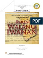 Certificate of Daniel Mangubat