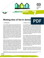 Domestic: Working Time of Live-In Domestic Workers