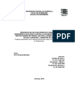 Propuesta de Un Plan Operativo Comunal para El Saneamiento Ecológico Contra La Escabiosis en Niño