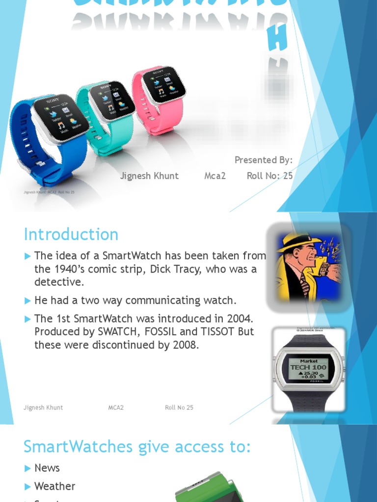 The Evolution and Utility of Smartwatches An Overview PDF