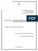 Analiza Datoriei Publice A României În Perioada 2010-2020