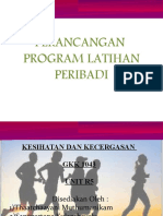 Perancangan Program Latihan Peribadi