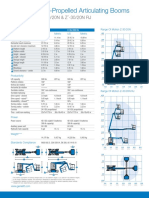 Self-Propelled Boom Lift Specifications