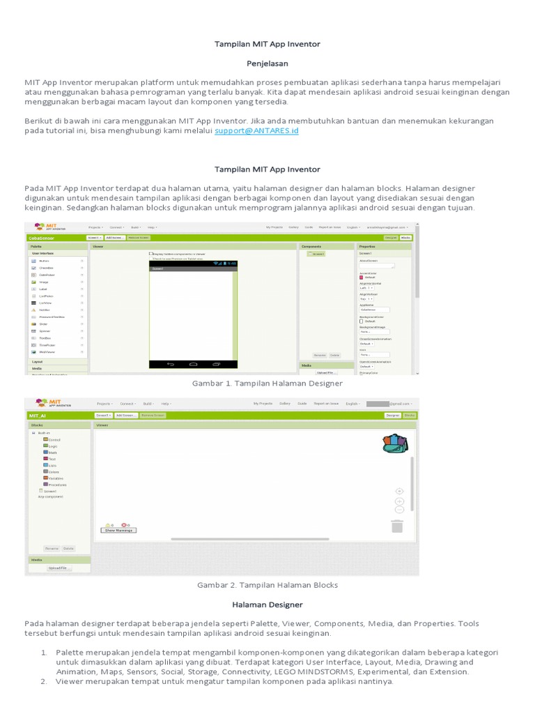 Tampilan Mit App Inventor Pdf