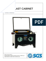 SSB100 Shot Blast Cabinet: Owner'S Manual