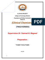 (Clinical Chemistry) : Triglycerides