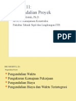 Modul 11 Pengendalian Proyek