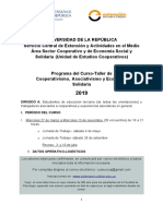 Programa Curso Taller 2019