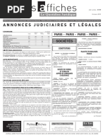 Petites Affiches - Annonces Légales - 2015-03-24