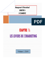 Chapitre 1 Les Leviers de Lemarketing