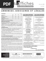 Petites Affiches - Annonces Légales - 2015-04-15