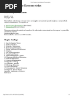 Hansen-Bruce Hansen's Introduction To Econometrics | PDF | Science