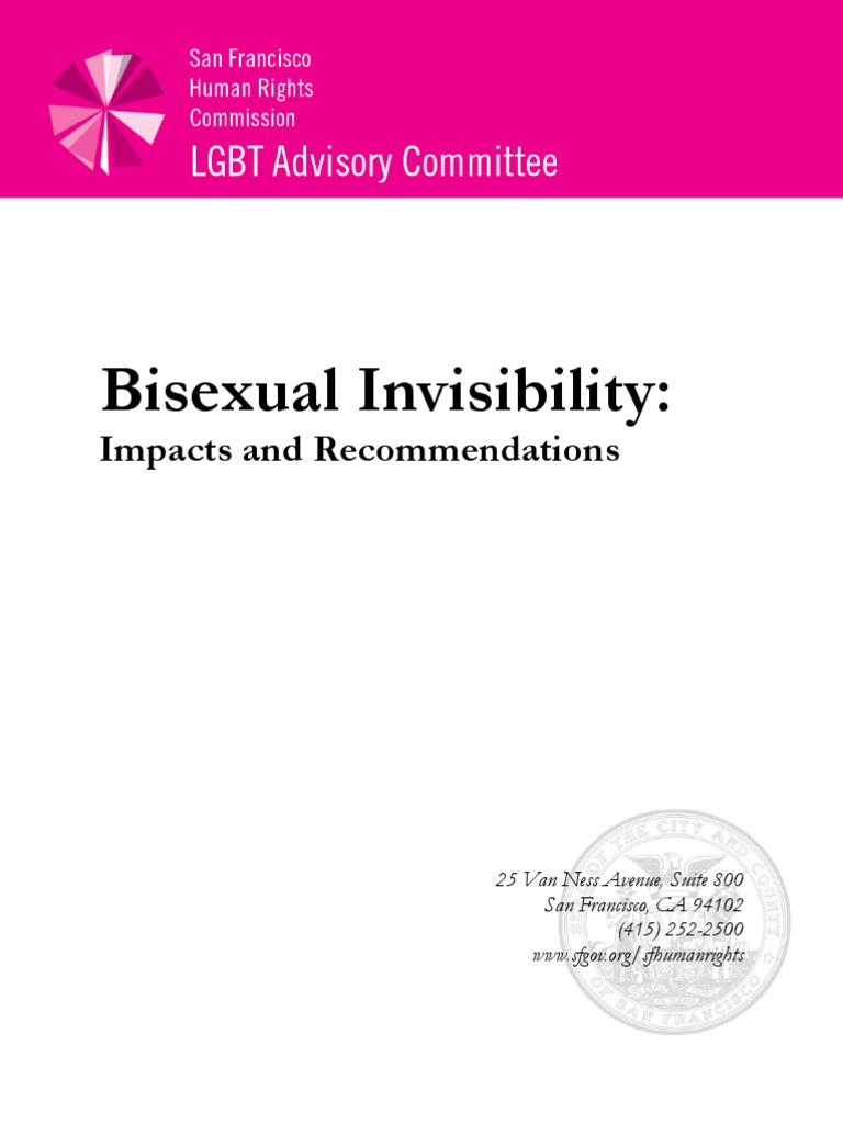 Addressing Bisexual Invisibility Issues | PDF | Bisexuality | Homosexuality