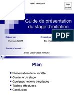 Guide - Presentation - Stage Ou Pfe