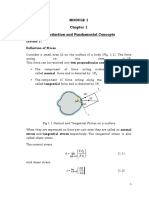 Introduction and Fundamental Concepts: Definition of Stress