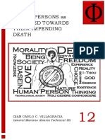 MODULE-11 Human Person As Oriented Towards Their Impending Death