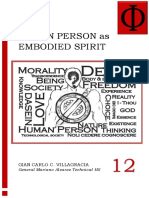 MODULE-6 Human Person As Embodied Spirit