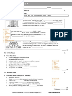 EC - A2 - Tests - Vocabulary Check 7A