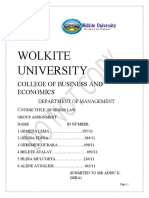 Business Law Group Assignment at Wolkite University