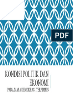 Kondisi Politik Dan Ekonomi