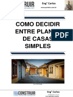 Como Decidir Entre Planta de Casas Simples