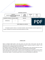 Analítico. Tecnicas de Negociación Electiva I