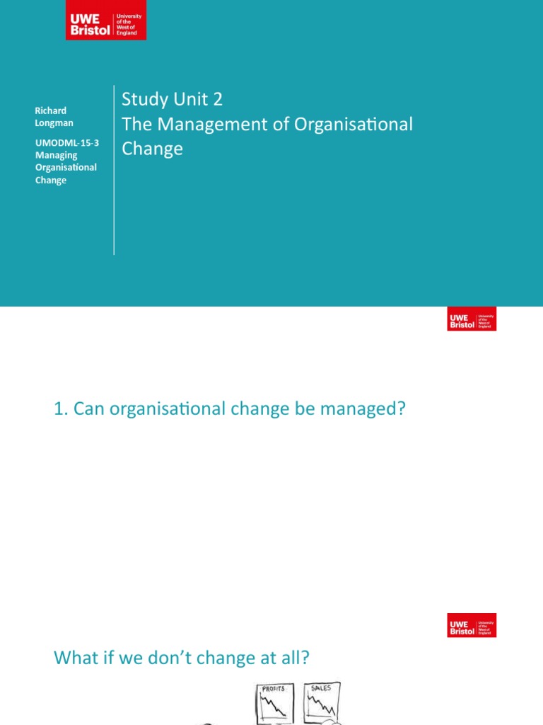 MOC - SU02 - Lecture - The Management of Organisational Change | PDF ...