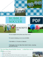 Bubble Soccer: Nombre: Pedro Flores Pelaez Miss: Katia Espinoza