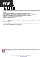 Middle East Research and Information Project, Inc. (MERIP) Is Collaborating With JSTOR To Digitize, Preserve and Extend Middle East Report