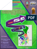 Aproximacion Al Estado Competitivo de Las Empresas Publicas y Privadas Del Sector Alimentos y Bebidas Del Depto de La Paz