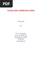 Notes Satellite Commn DR Umapathy ECE