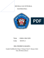 ANALISIS DIFERENSIAL DAN INTEGRAL