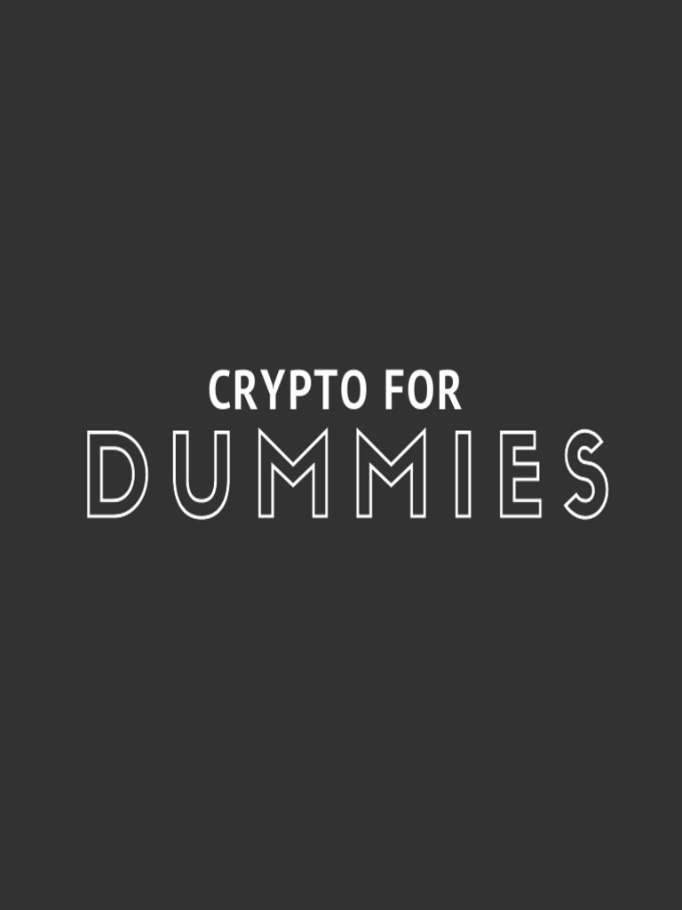 Crypto For Dummies | PDF