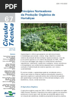 Principios norteadores da producao organica