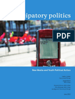 Participatory Politics: New Media and Youth Political Action