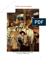 Daf Ditty Yoma 32: Sequences: Jews Praying in The Synagogue On Yom Kippur