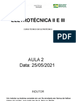 ELETROTÉCNICA II E III - AULA 2