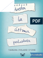 Hasta La Ultima Palabra - Tamara Ireland Stone