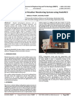 Designing A Low-Cost Weather Monitoring System Using Nodemcu