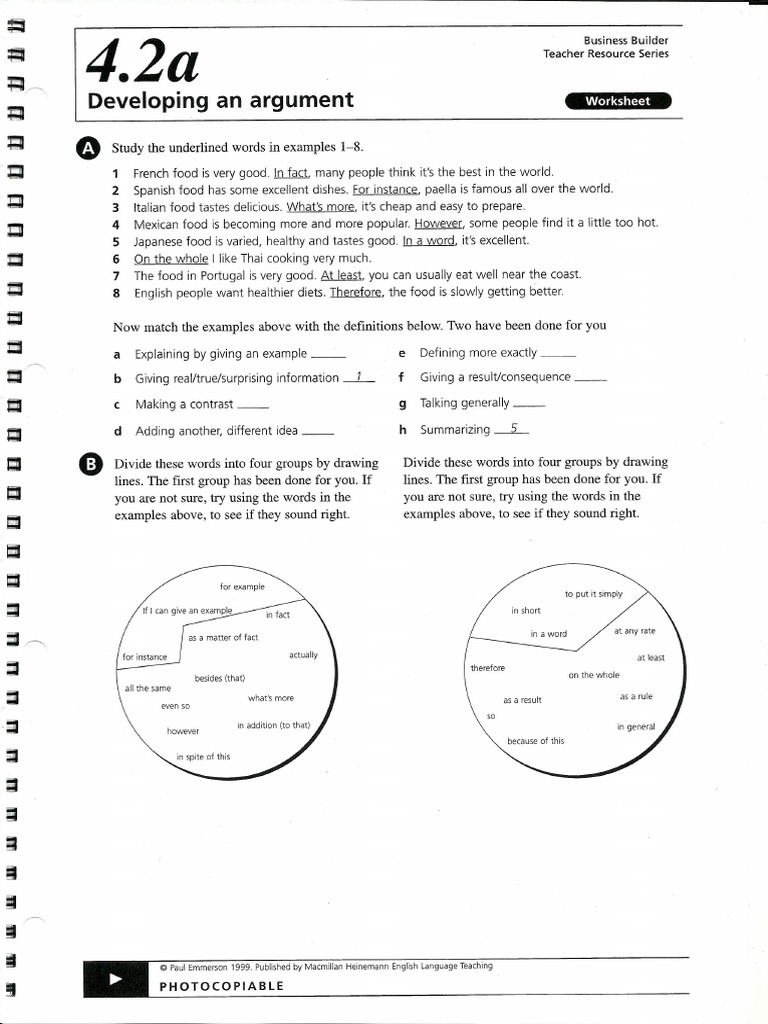 4.2 Developing An Argument | PDF
