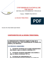 La deuda tributaria: componentes, cálculo de intereses moratorios y devoluciones