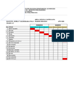 Diagrama de Gantt Cuarto 2020