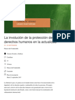 La Involución de La Protección de Los Derechos Humanos en La Actualidad