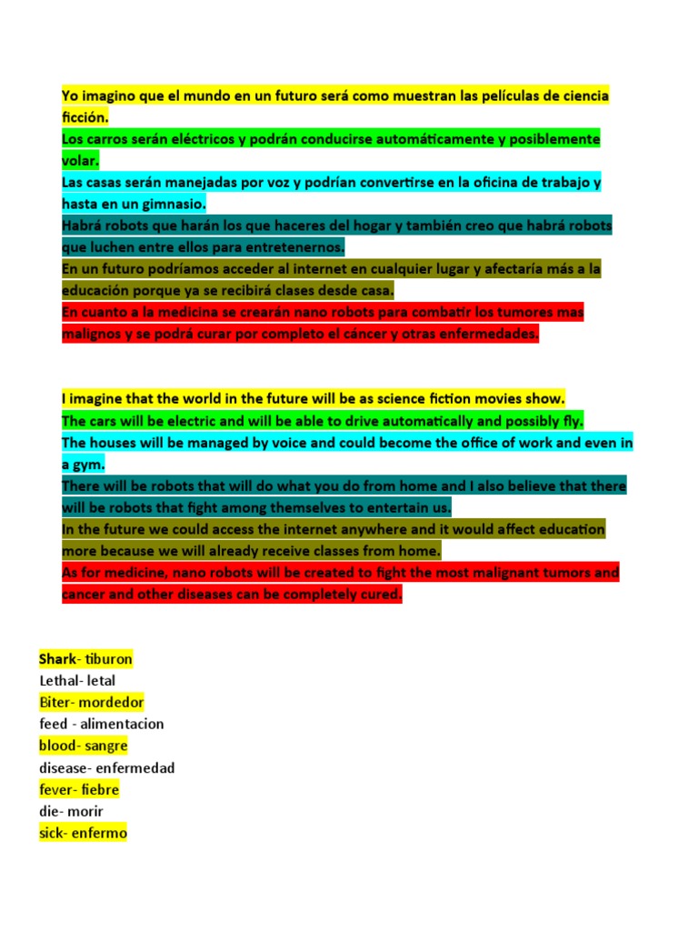 Escrito Examen Finalhh Pdf Libros Para Adolescentes